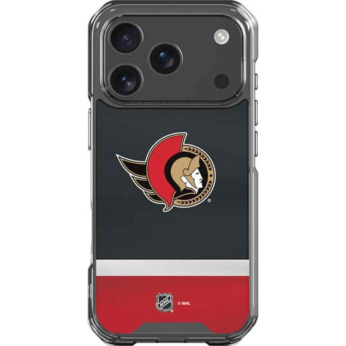 NHL Ottawa Senators Jersey iPhone 18 Pro Clear Case
