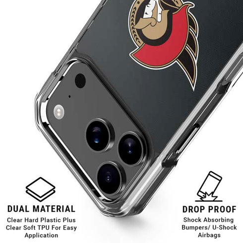 NHL Ottawa Senators Jersey iPhone 18 Pro Clear Case