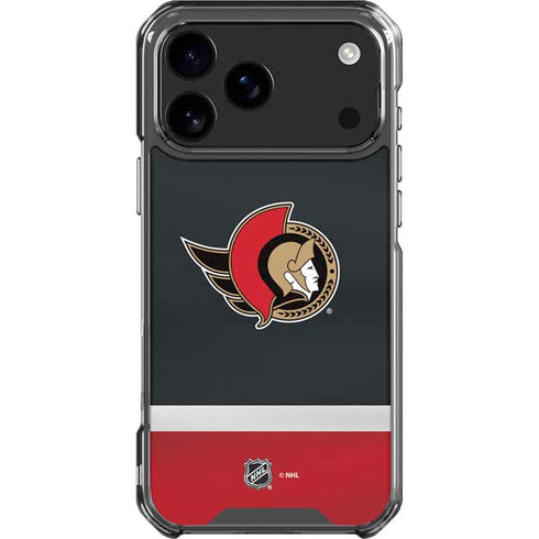 NHL Ottawa Senators Jersey iPhone 18 Pro Max Clear Case