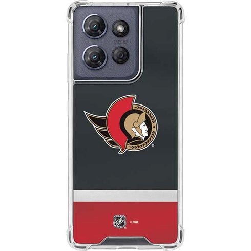 NHL Ottawa Senators Jersey Moto G 5G (2025) Clear Case