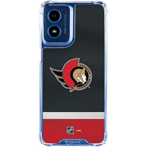 NHL Ottawa Senators Jersey Moto G 5G (2024) Clear Case