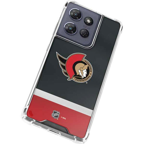 NHL Ottawa Senators Jersey Moto G Play 5G (2025) Clear Case