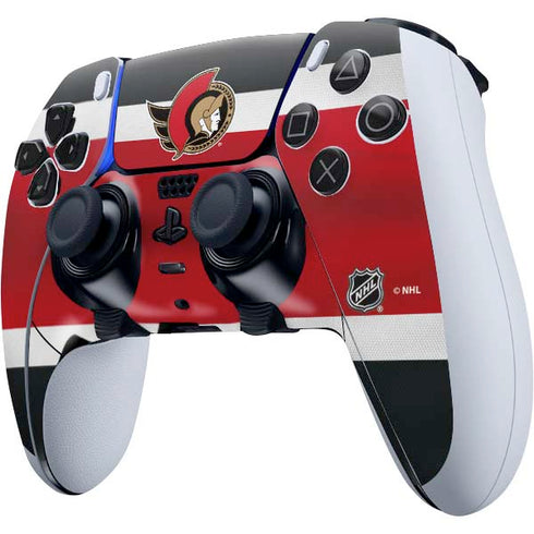NHL Ottawa Senators Jersey PS5 DualSense Edge Pro Controller Skin