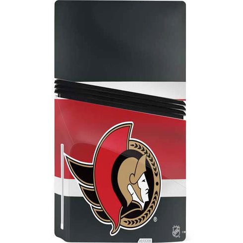 NHL Ottawa Senators Jersey PS5 Pro Disk Console Skin