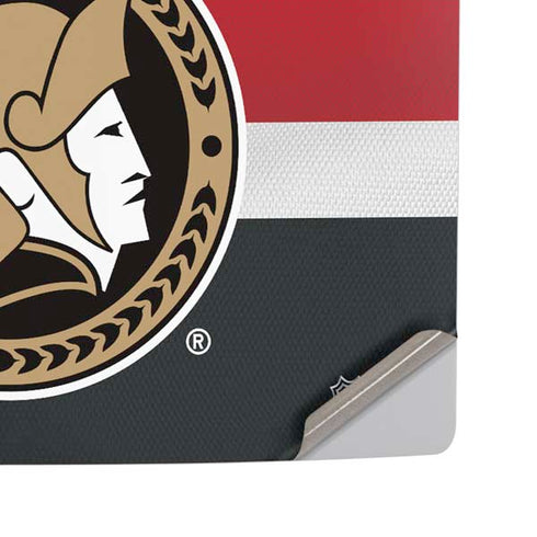 NHL Ottawa Senators Jersey PS5 Pro Disk Console Skin