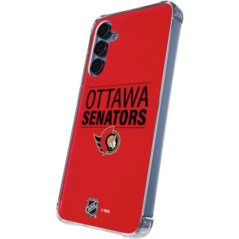 NHL Ottawa Senators Lineup Galaxy A55 5G Clear Case