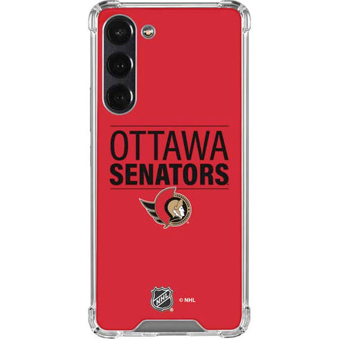 NHL Ottawa Senators Lineup Galaxy S24 FE Clear Case