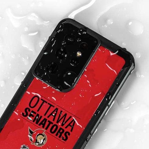 NHL Ottawa Senators Lineup Galaxy S24 Ultra Waterproof Case