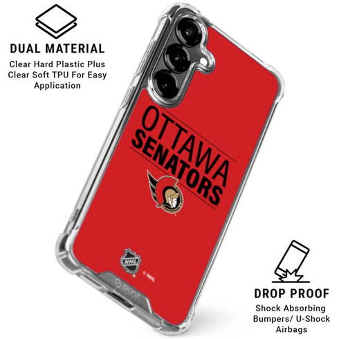 NHL Ottawa Senators Lineup Galaxy S26 Plus Clear Case