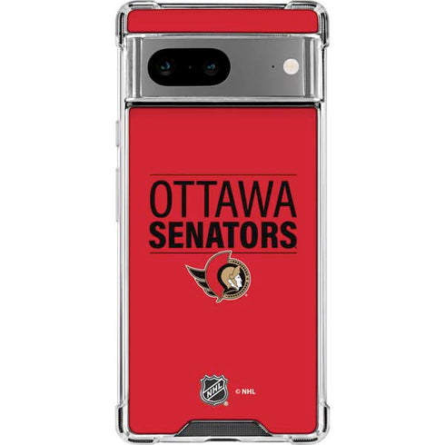 NHL Ottawa Senators Lineup Google Pixel 8a Clear Case