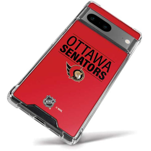 NHL Ottawa Senators Lineup Google Pixel 8a Clear Case