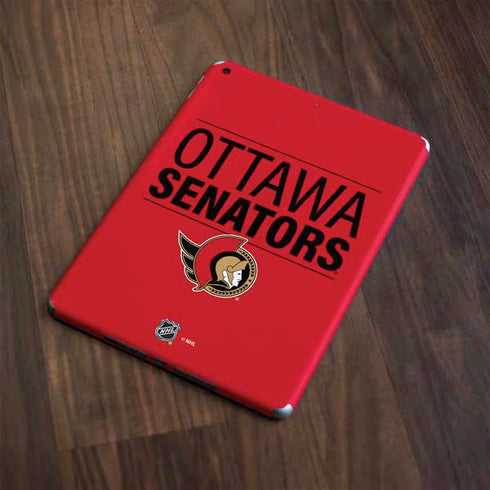 NHL Ottawa Senators Lineup Apple iPad Skin