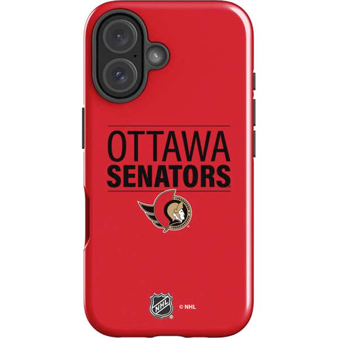 NHL Ottawa Senators Lineup iPhone 16 Plus Impact Case