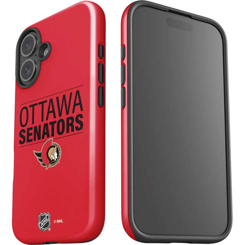 NHL Ottawa Senators Lineup iPhone 16 Plus Impact Case