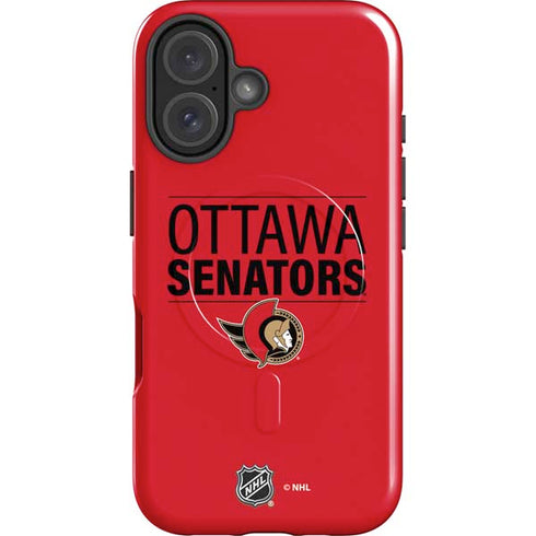NHL Ottawa Senators Lineup iPhone 16 Plus Magsafe Impact Case