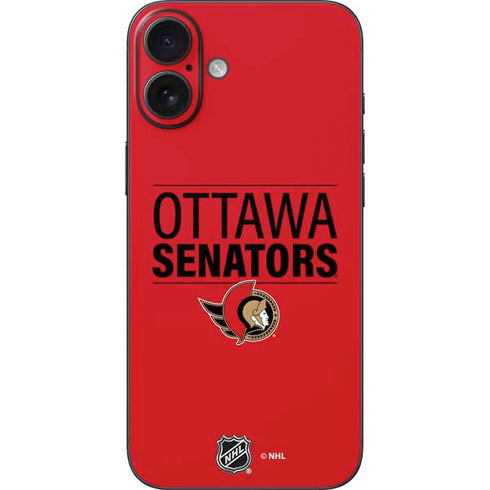 NHL Ottawa Senators Lineup iPhone 16 Plus Skin