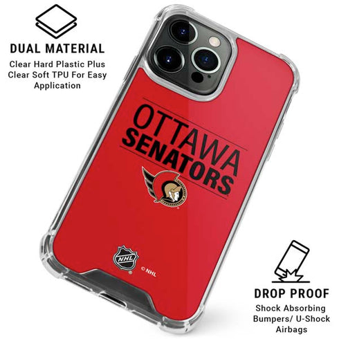 NHL Ottawa Senators Lineup iPhone 16 Pro Max Clear Case