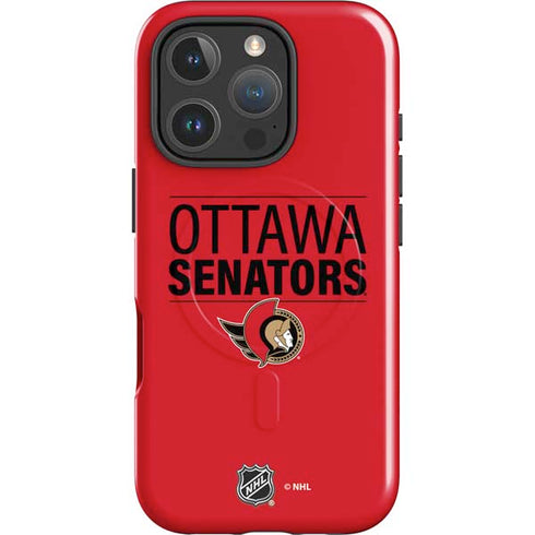 NHL Ottawa Senators Lineup iPhone 16 Pro Max Magsafe Impact Case