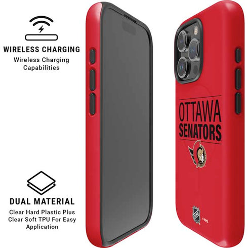 NHL Ottawa Senators Lineup iPhone 16 Pro Max Magsafe Impact Case