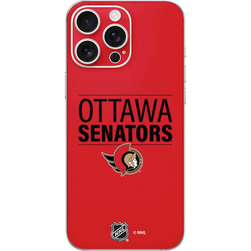 NHL Ottawa Senators Lineup iPhone 16 Pro Max Skin