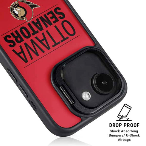 NHL Ottawa Senators Lineup iPhone 16e Kickstand Case