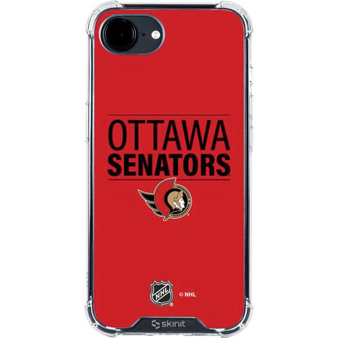 NHL Ottawa Senators Lineup iPhone 16e Clear Case