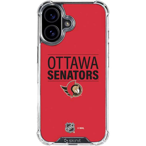 NHL Ottawa Senators Lineup iPhone 17 Clear Case