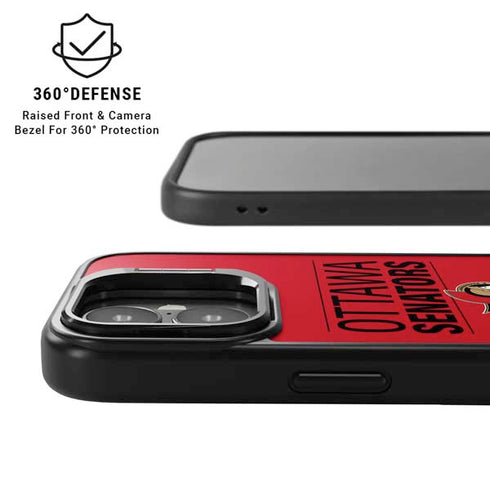 NHL Ottawa Senators Lineup iPhone 17 Kickstand Case