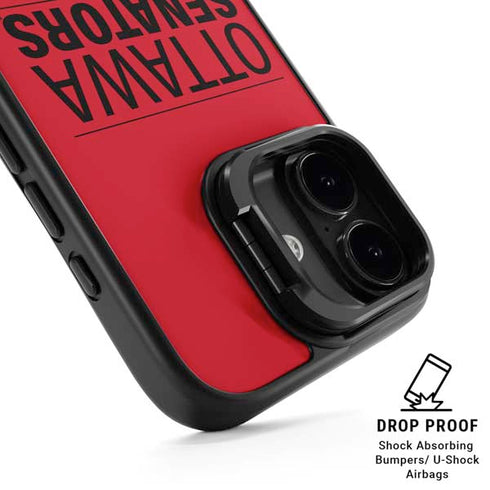 NHL Ottawa Senators Lineup iPhone 17 Kickstand Case