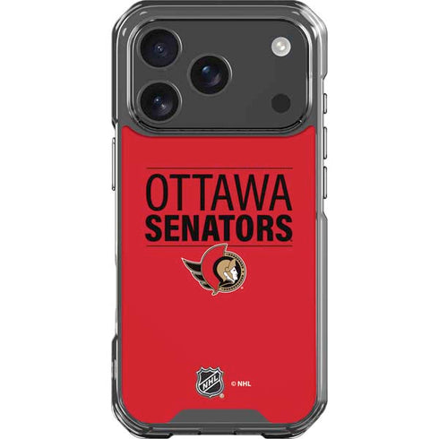 NHL Ottawa Senators Lineup iPhone 17 Pro Clear Case