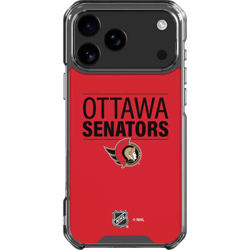 NHL Ottawa Senators Lineup iPhone 17 Pro Max Clear Case