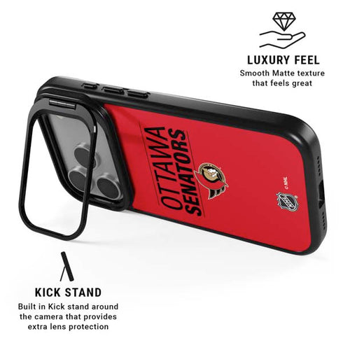NHL Ottawa Senators Lineup iPhone 17 Pro Max Kickstand Case