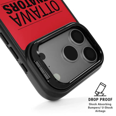 NHL Ottawa Senators Lineup iPhone 17 Pro Max Kickstand Case
