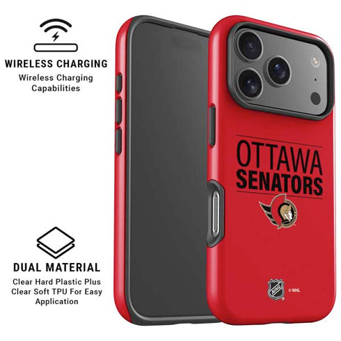 NHL Ottawa Senators Lineup iPhone 17 Pro Max Magsafe Impact Case