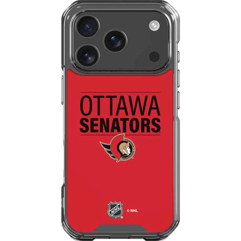 NHL Ottawa Senators Lineup iPhone 18 Pro Clear Case