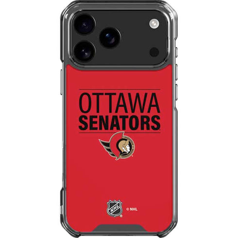NHL Ottawa Senators Lineup iPhone 18 Pro Max Clear Case