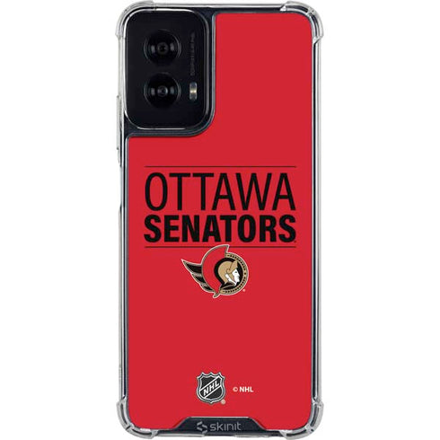NHL Ottawa Senators Lineup Moto G Power 5G (2024) Clear Case