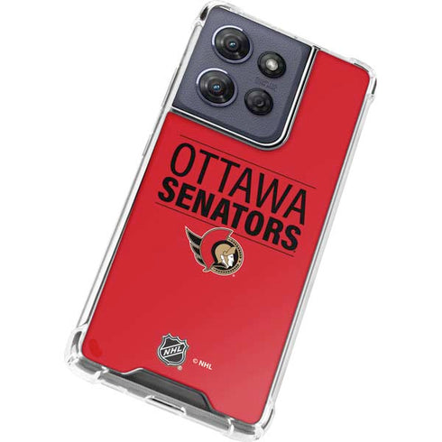 NHL Ottawa Senators Lineup Moto G Power 5G (2025) Clear Case