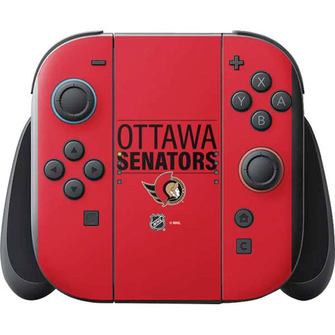 NHL Ottawa Senators Lineup Nintendo Switch 2 (2025) with Joy-Con Skin