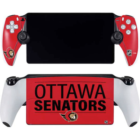 NHL Ottawa Senators Lineup PlayStation Portal Remote Player Skin
