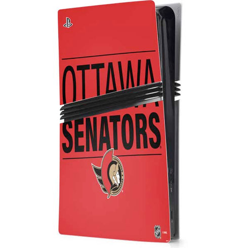 NHL Ottawa Senators Lineup PS5 Pro Console Skin