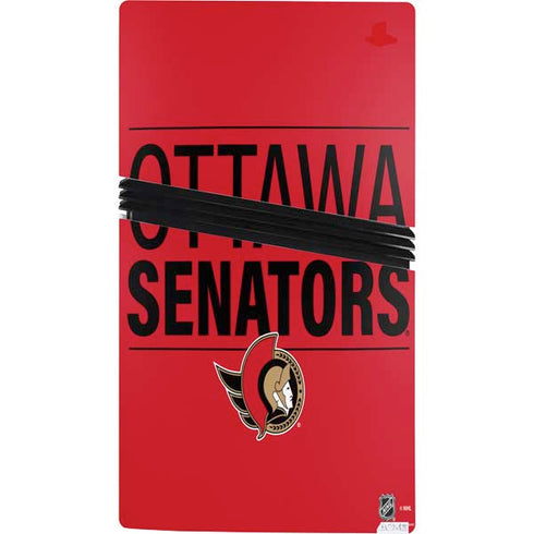 NHL Ottawa Senators Lineup PS5 Pro Console Skin