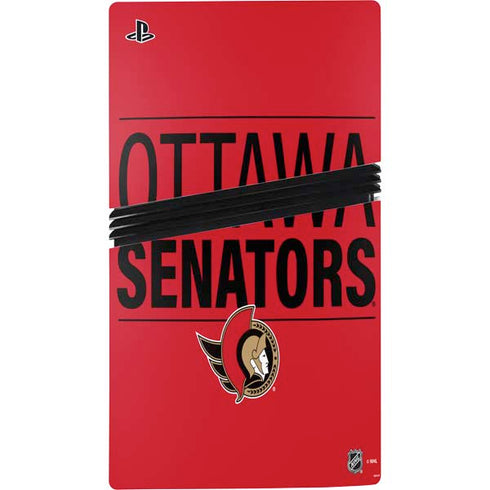 NHL Ottawa Senators Lineup PS5 Pro Disk Console Skin