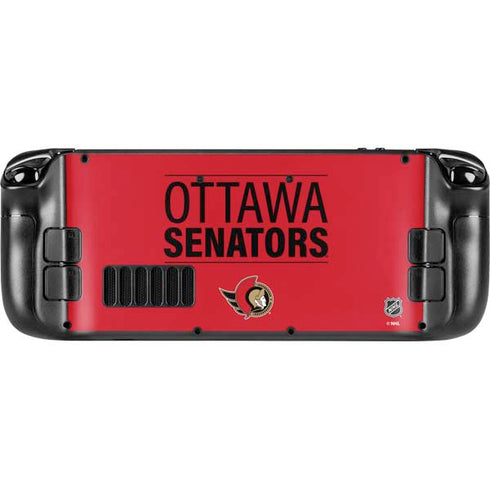 NHL Ottawa Senators Lineup Steam Deck Handheld Gaming Computer OLED Skin