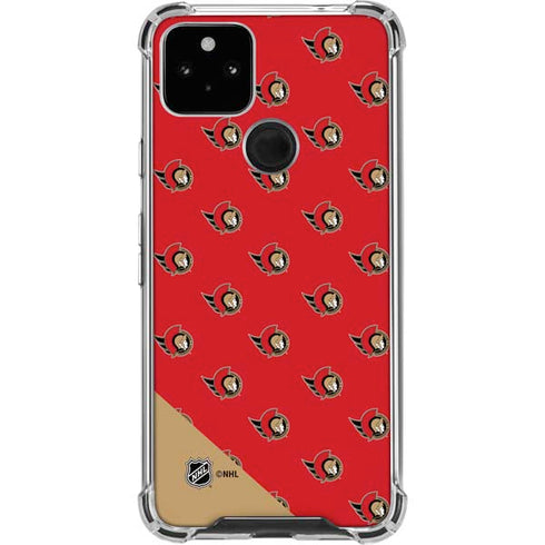 NHL Ottawa Senators Pattern Pixel Cases