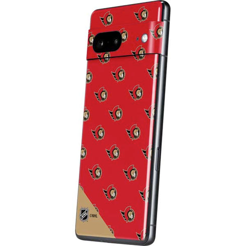 NHL Ottawa Senators Pattern Pixel Skins