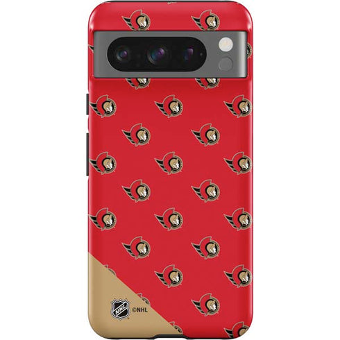 NHL Ottawa Senators Pattern Pixel Cases