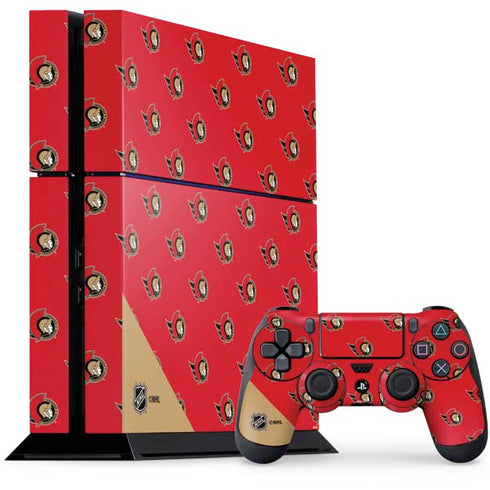 NHL Ottawa Senators Pattern PlayStation PS4 Skins