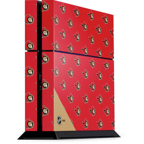 NHL Ottawa Senators Pattern PlayStation PS4 Skins