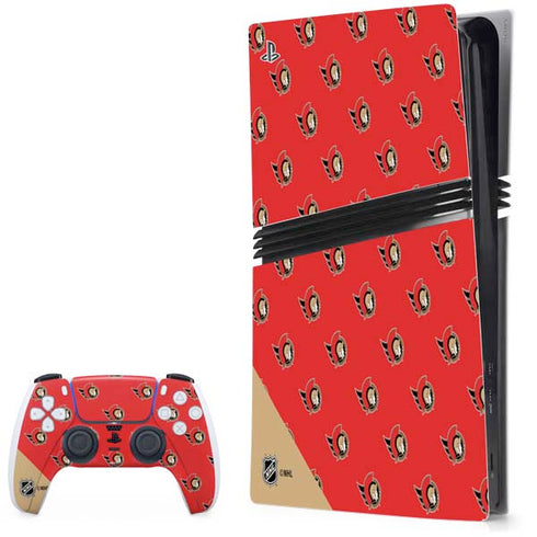 NHL Ottawa Senators Pattern PlayStation PS5 Skins